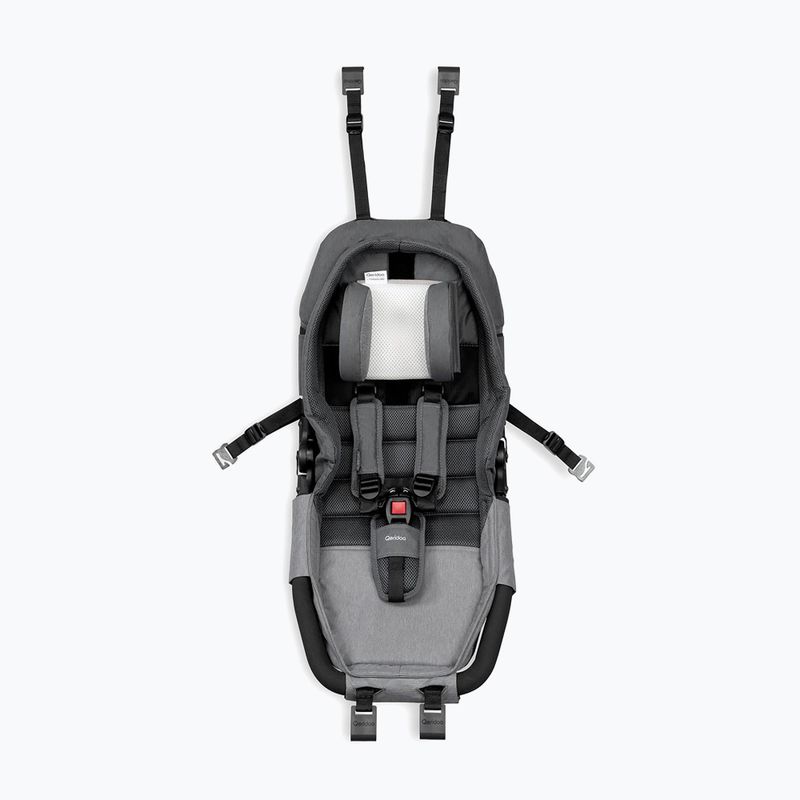 Ülés a kerékpár utánfutóhoz Qeridoo Baby Hammock LTD grey 2