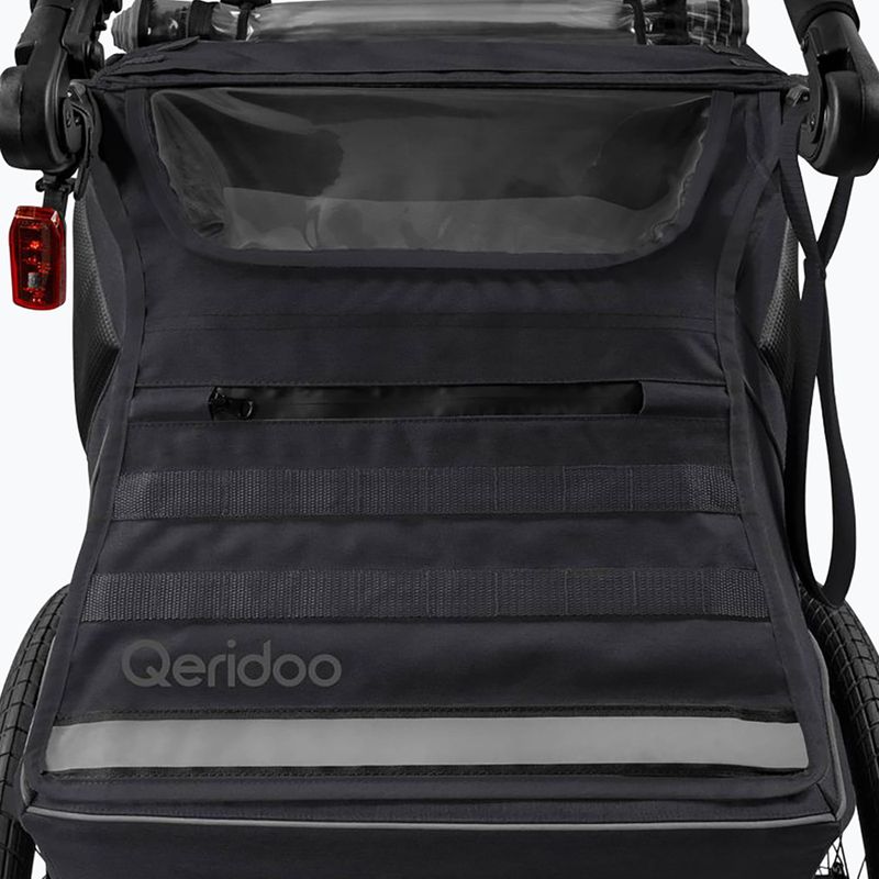 Kerékpár utánfutó Qeridoo Kidgoo 2 phantom grey 6