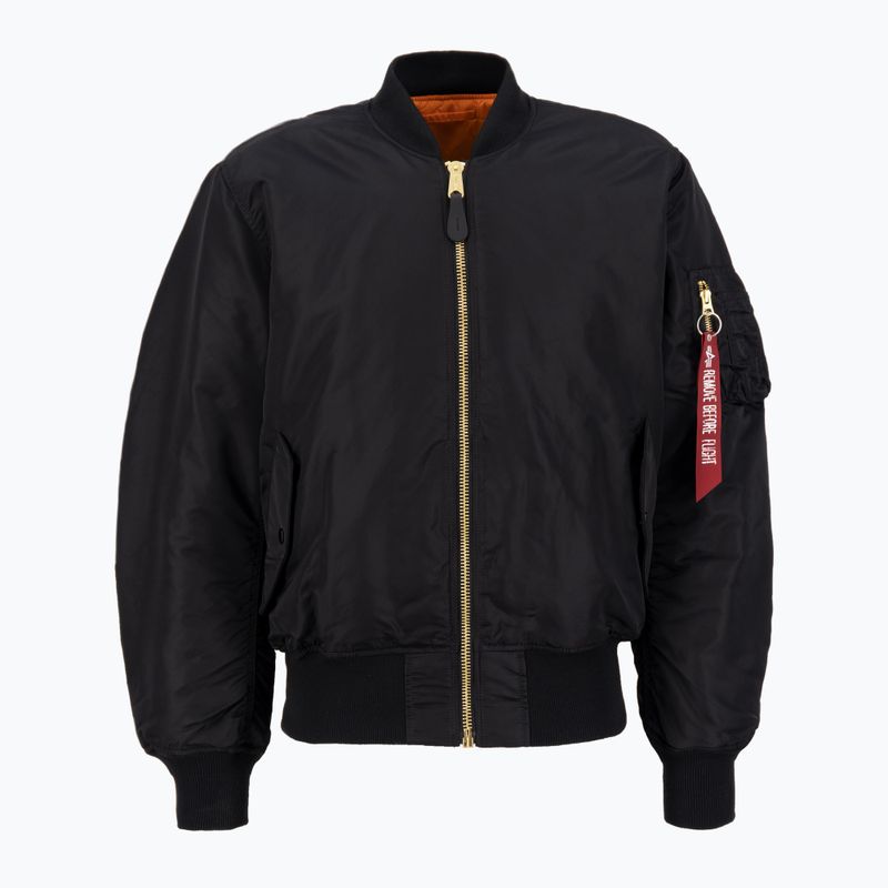 Alpha Industries MA-1 Heritage fekete férfi kabát