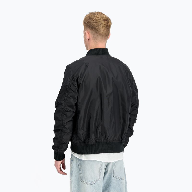 Alpha Industries férfi dzseki MA-1 TT Two Tone Bomber fekete 3
