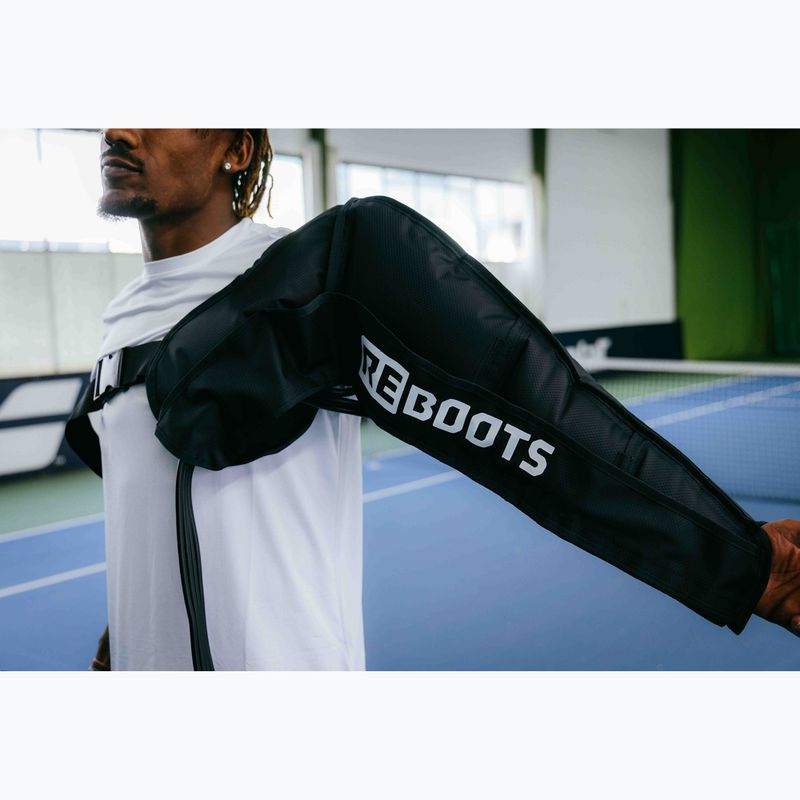 Masszázsmandzsetták REBOOTS Go/One Lite Arm Cuffs 2.0 black/white 3