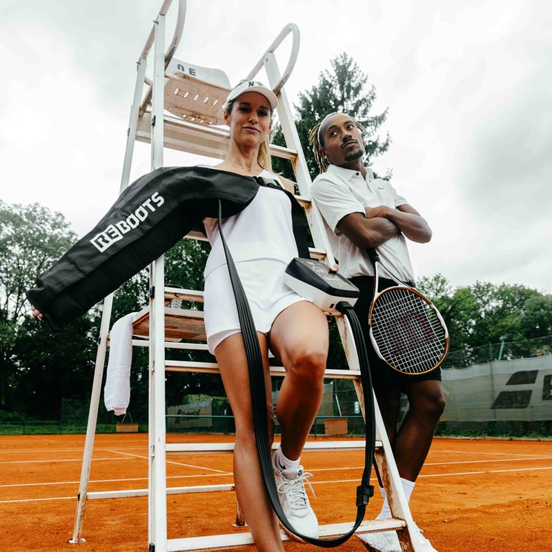 Masszázsmandzsetták REBOOTS Go/One Lite Arm Cuffs 2.0 black/white 4