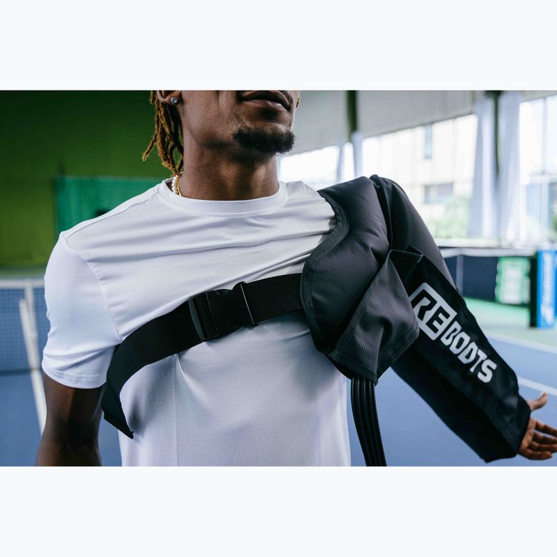 Masszázsmandzsetták REBOOTS One Arm Cuffs 2.0 black/white 4