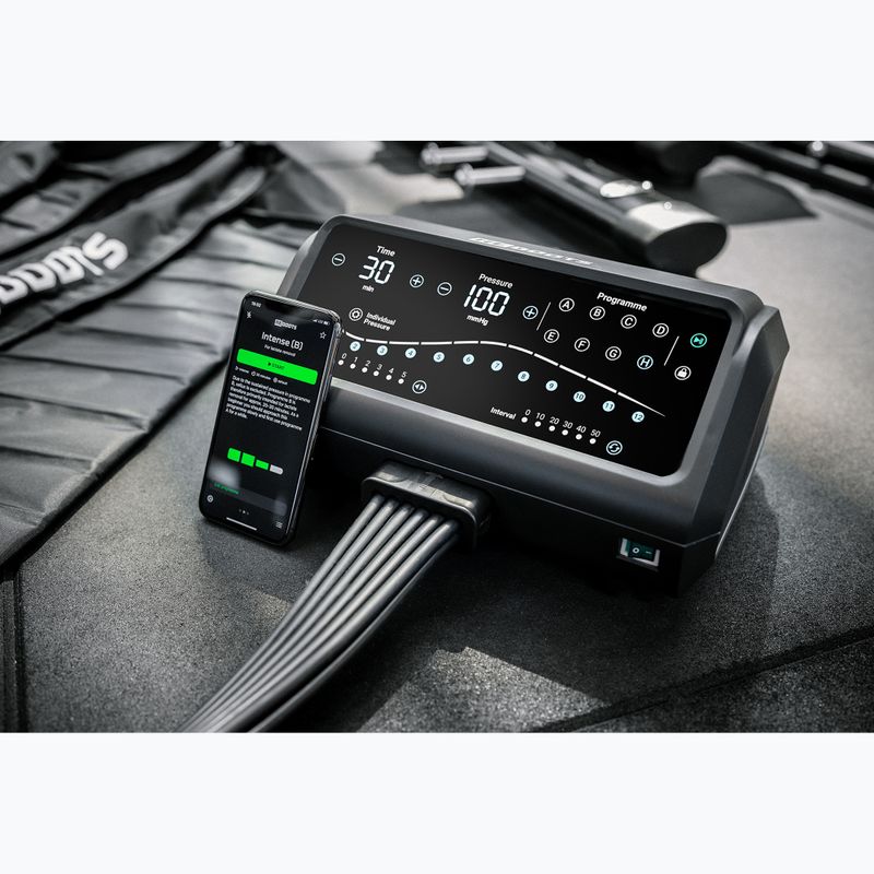 Lábszármandzsetták nyirokdrenázshoz REBOOTS One Pro Recovery Pants 2.0 2025 Edition black/white/green 6