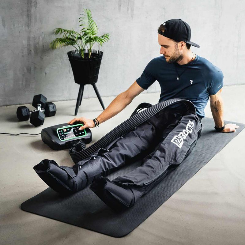 Lábszármandzsetták nyirokdrenázshoz REBOOTS One black/white/green 3