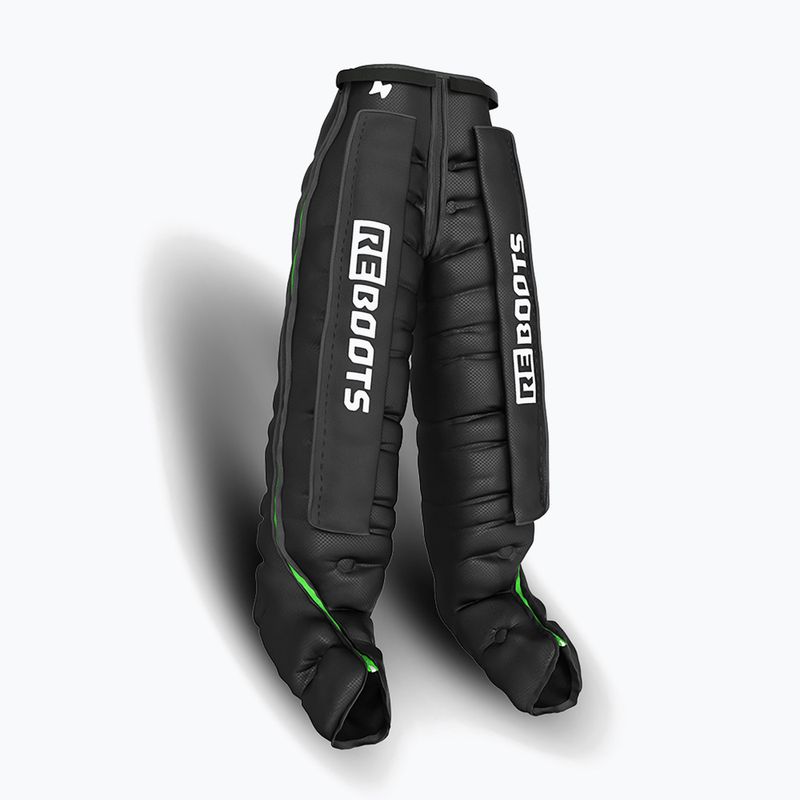 Lábszármandzsetták nyirokdrenázshoz REBOOTS Go Lite Recovery Pants 2.0 2025 Edition black/white/green 3