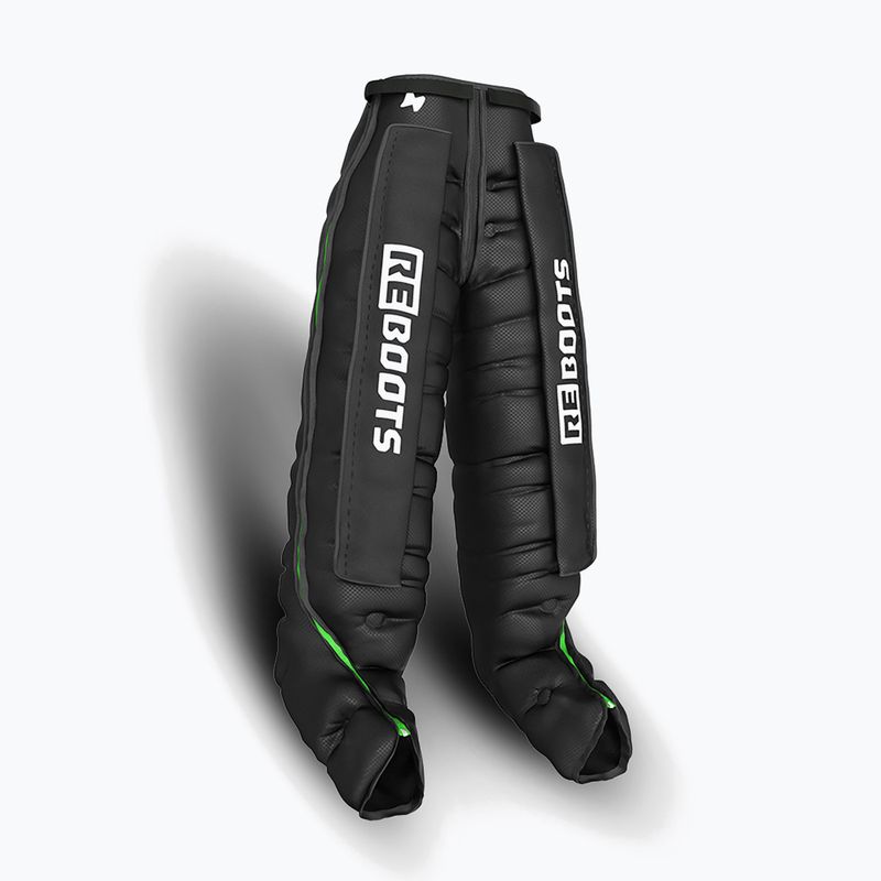 Lábszármandzsetták nyirokdrenázshoz REBOOTS Go Lite Recovery Pants 2.0 2025 Edition black/white/green 4
