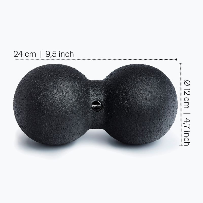 Masszázslabda BLACKROLL Duoball A000499 black 2