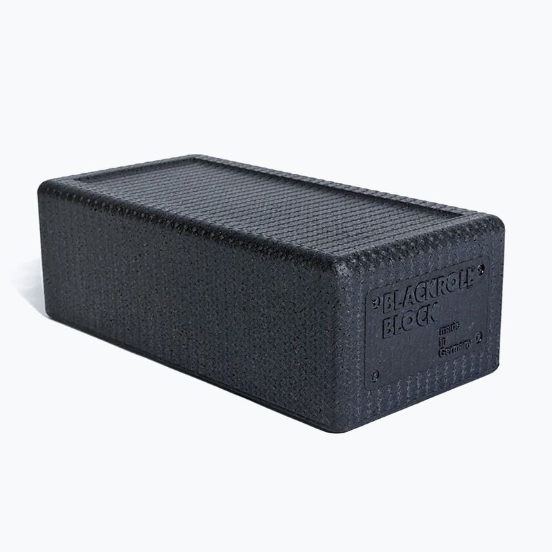 Jógatégla BLACKROLL Block black 2