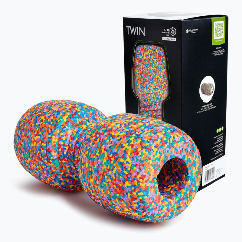 Masszázshenger BLACKROLL Twin rainbow 2
