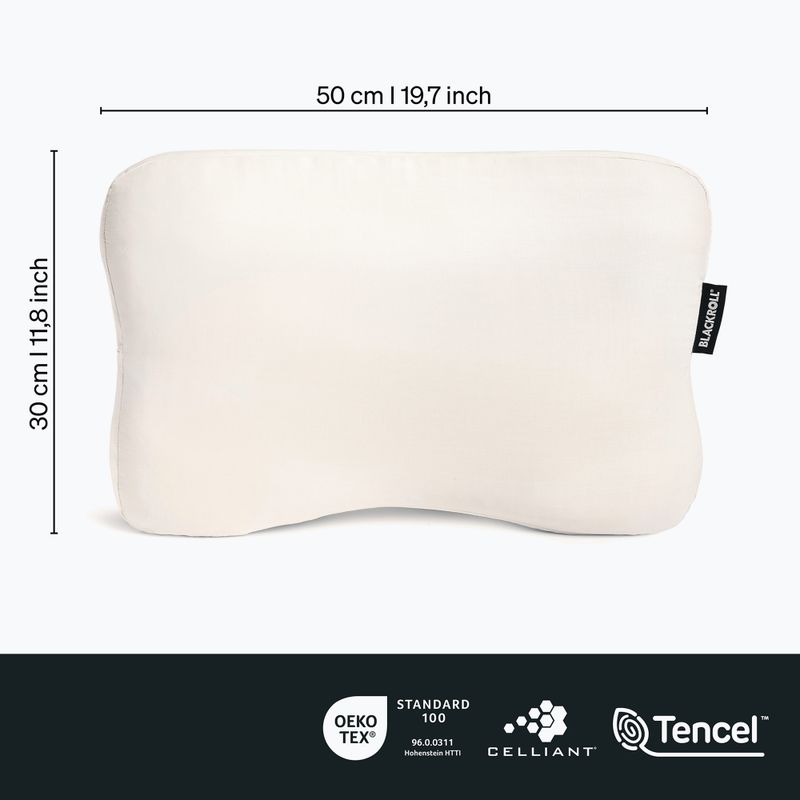 Párnahuzat BLACKROLL Premium Comfort Pillow off white 3