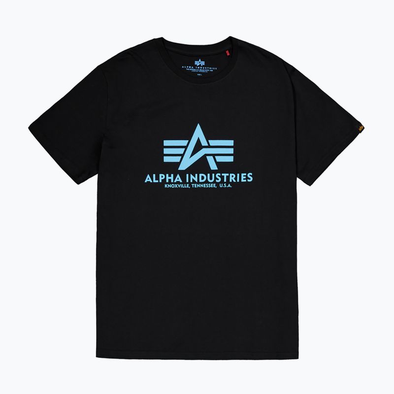 Alpha Industries férfi alap fekete/kék póló pólóing 5
