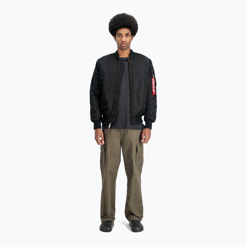 Férfi dzseki Alpha Industries MA-1 VF 59 Long Vintage Fit fekete 2