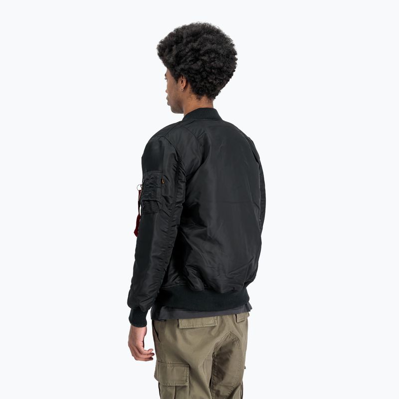 Férfi dzseki Alpha Industries MA-1 VF 59 Long Vintage Fit fekete 3