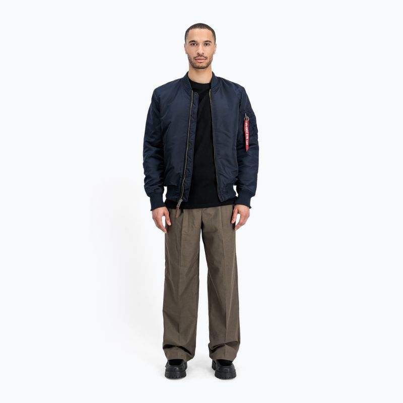 Alpha Industries férfi dzseki MA-1 VF 59 Long Vintage Fit rep.kék 2