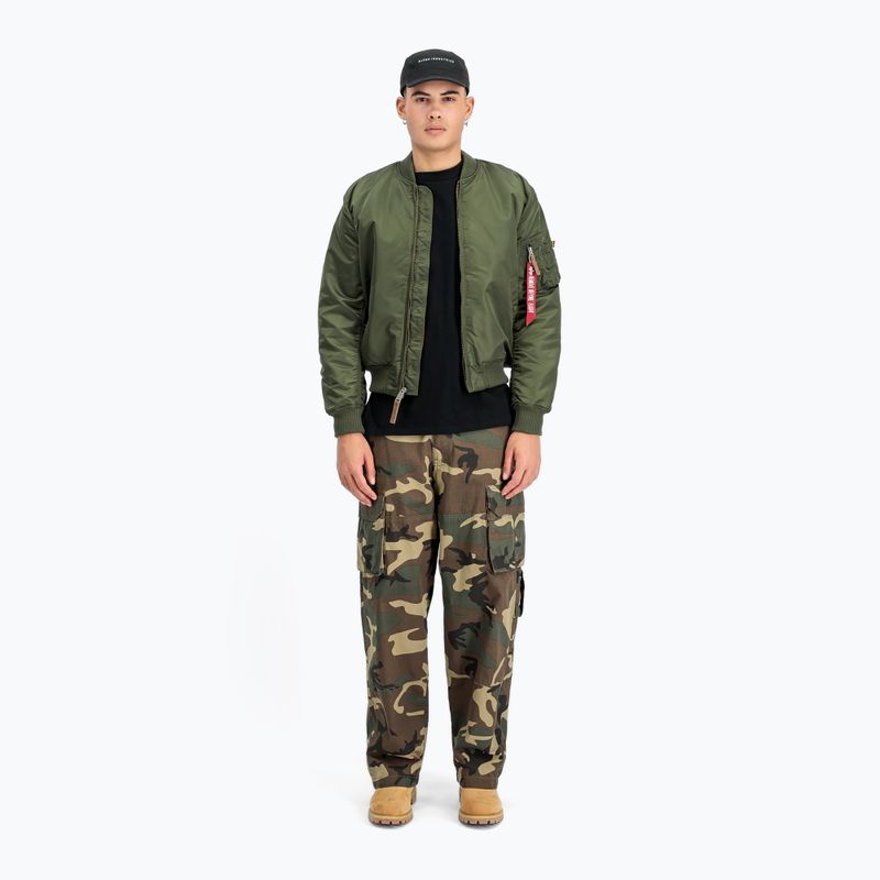 Alpha Industries MA-1 VF 59 Vintage Fit Bomber sötétzöld férfi kabát 2