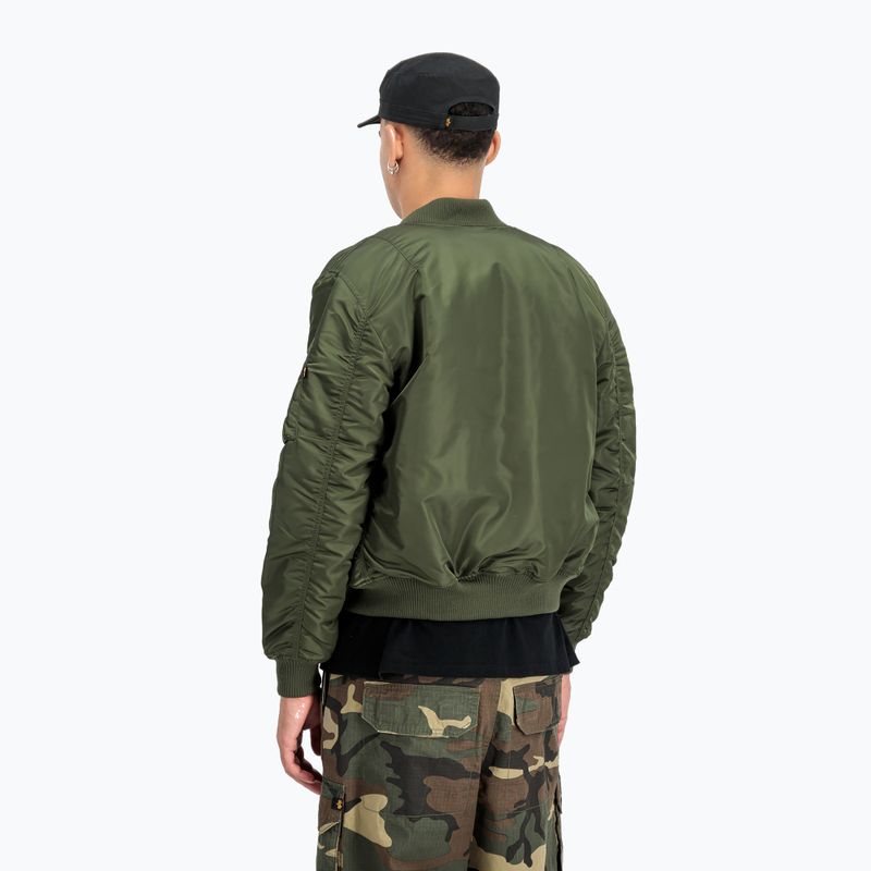 Alpha Industries MA-1 VF 59 Vintage Fit Bomber sötétzöld férfi kabát 3