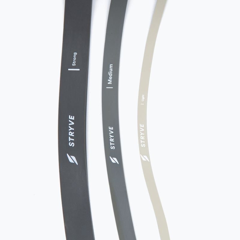 Ellenállás gumiszalag készlet STRYVE Power Band 3 pack blackgrey/beige 4