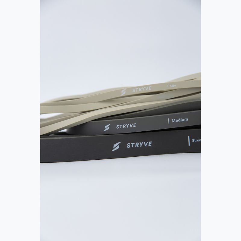 Ellenállás gumiszalag készlet STRYVE Power Band 3 pack blackgrey/beige 5