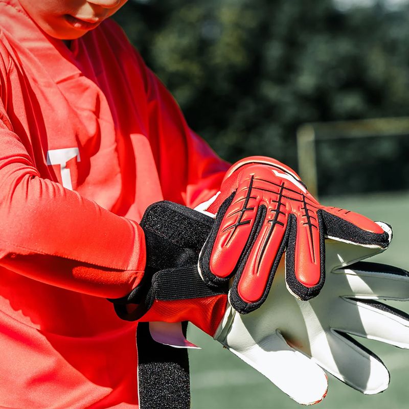 Gyermek kapuskesztyű T1TAN Fluo Beast 3.0 Junior red 4