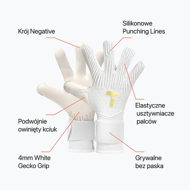 T1TAN Rebel 2.0 White-Out FP fehér kapus kesztyű 3