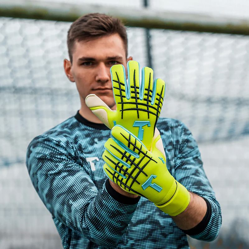 Kapus kesztyű T1TAN Fluo Beast 3.0 FP fluorescent yellow/white 2