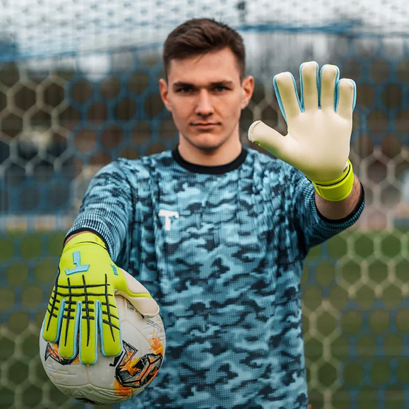 Kapus kesztyű T1TAN Fluo Beast 3.0 FP fluorescent yellow/white 3