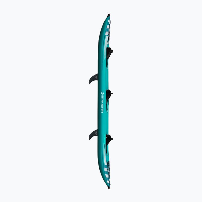 SPINERA Hybris 475 teal/fehér/szürke 3 személyes felfújható kajak 4