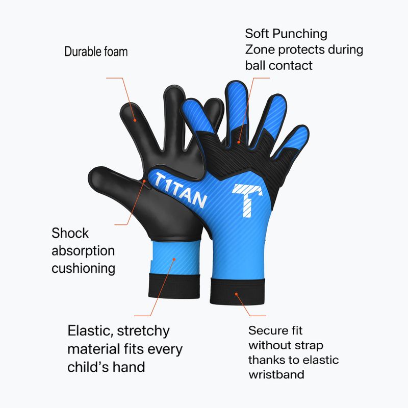 Kapuskesztyűk T1TAN AROX 1.0 blue 2