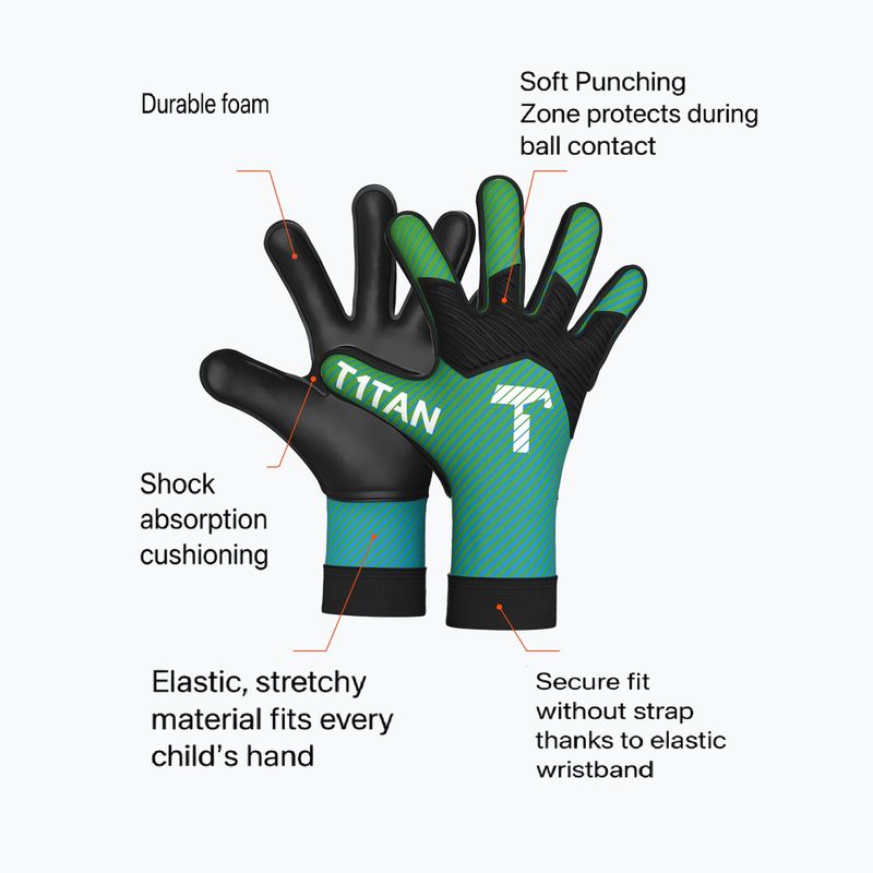 Kapuskesztyűk T1TAN AROX 1.0 green 2