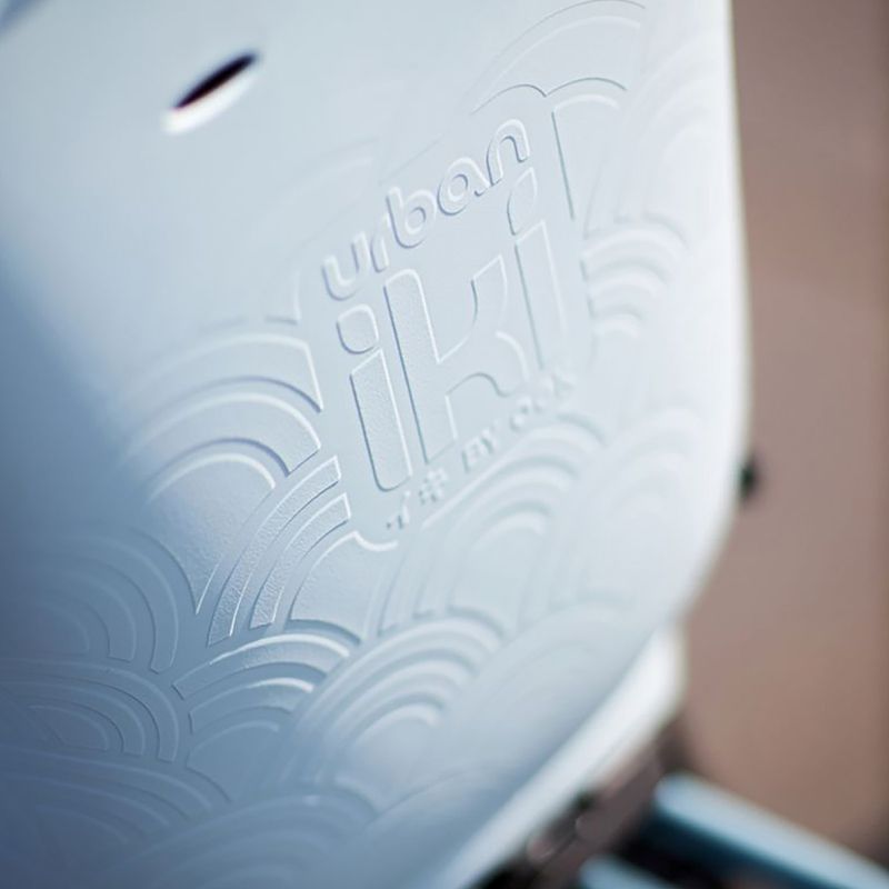 Hátsó kerékpárülés csomagtartóhoz URBAN IKI kék U-213907 12