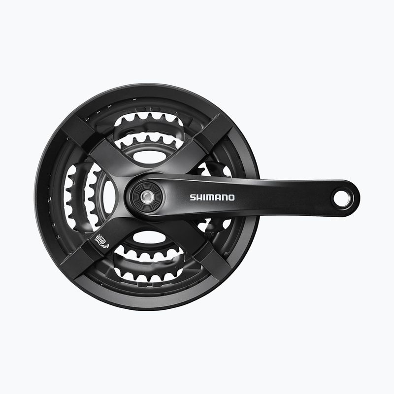 Shimano hajtómű FC-TY501 Square 8/7/6 fokozat 170 mm fekete