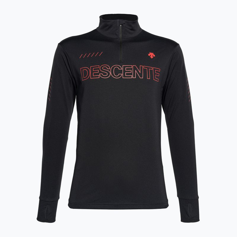 Férfi Descente sí pulóver Descente 1/4 Zip 93 fekete DWMUGB28