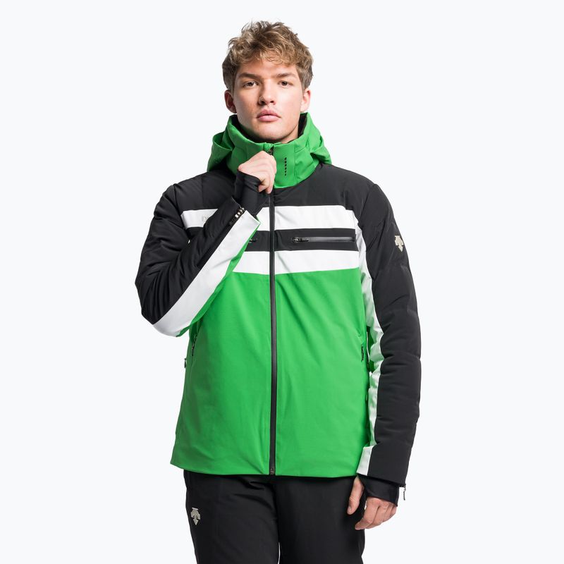 Férfi sí dzseki Descente Carter 19 zöld DWMUGK23