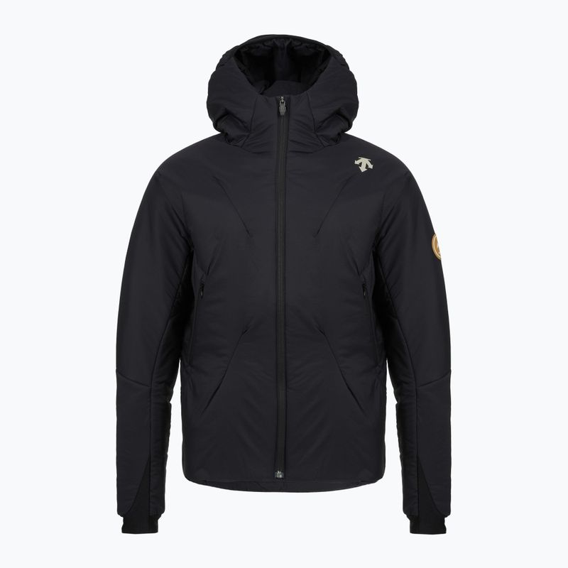 Férfi sídzseki Descente Light Insulation Hoodie dark gray