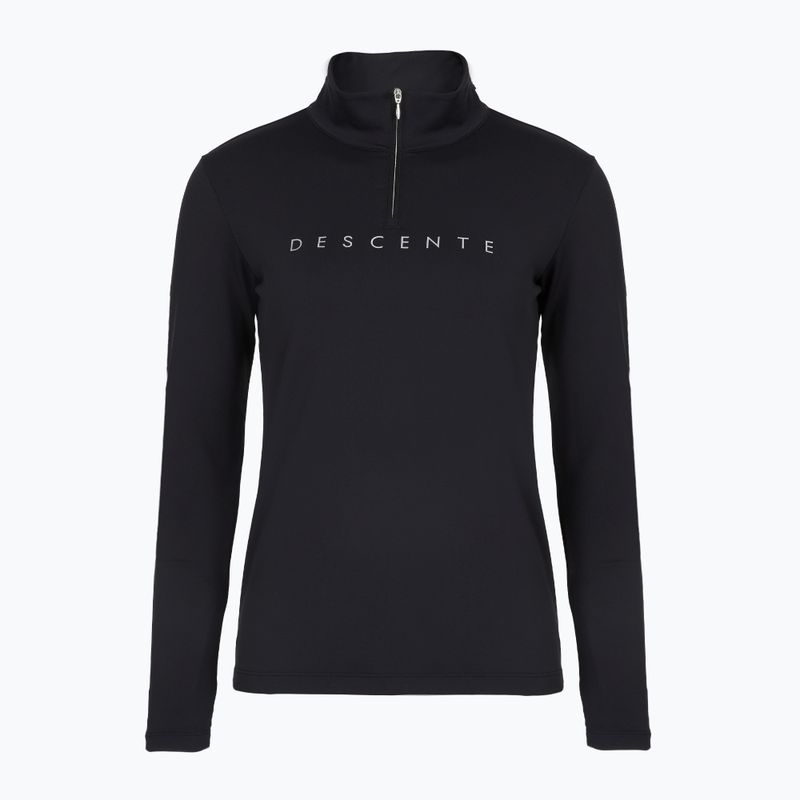 Női pulóver Descente Chest Logo T-Neck black