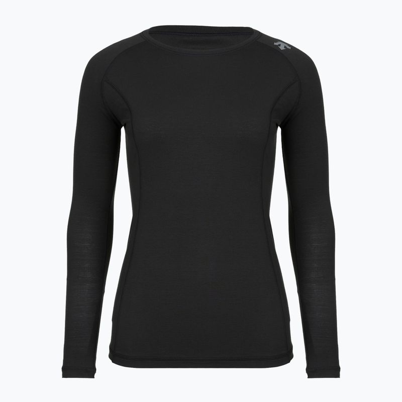 Női termoaktív pulóver Descente Base Layer black