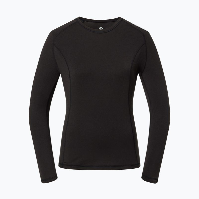 Női termikus hosszú ujjú felső Descente Base Layer black