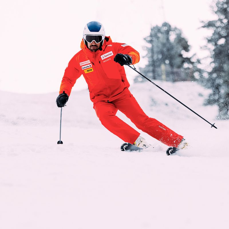 Férfi Descente Swiss mandarin narancssárga sínadrág 11