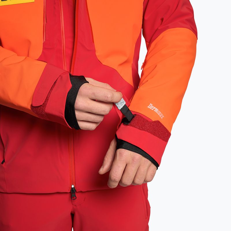 Férfi Descente Swiss mandarin narancssárga sí dzseki 4