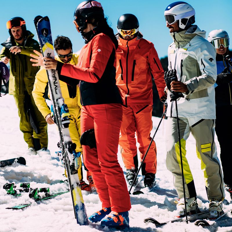 Férfi síelő nadrág Descente Jacey szuper fehér 6