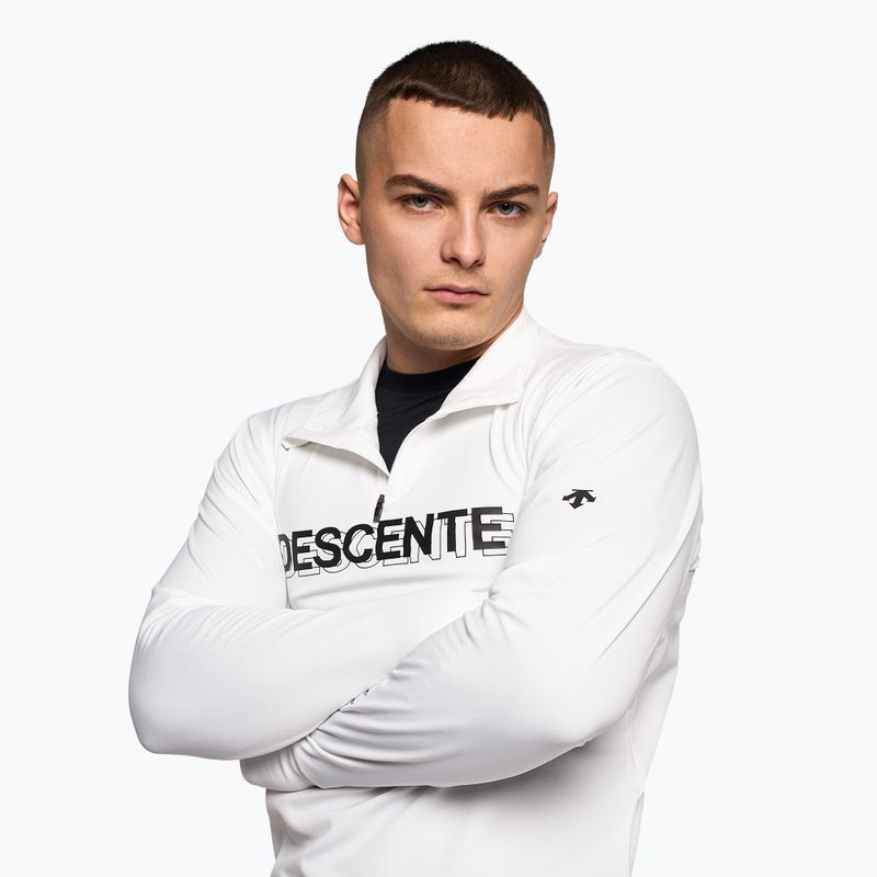 Férfi sí pulóver Descente Archer 14 szuper fehér 3