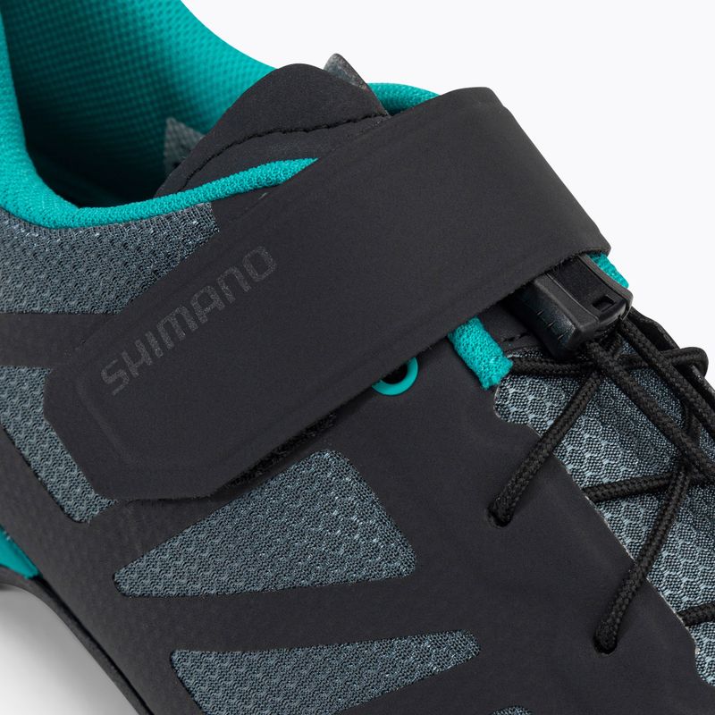 Női MTB kerékpáros cipő Shimano SH-MT502 szürke ESHMT502WGG01W38000 9