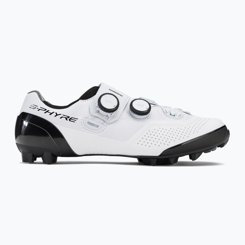 Shimano SH-XC902 férfi MTB kerékpáros cipő fehér ESHXXC902MCW01S43000 2