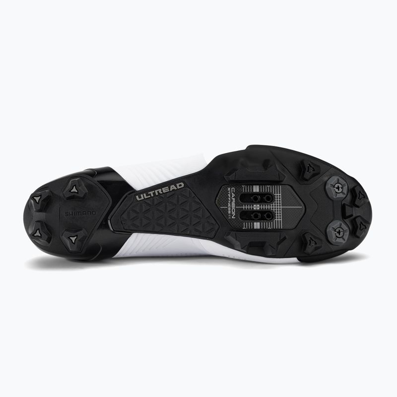 Shimano SH-XC902 férfi MTB kerékpáros cipő fehér ESHXXC902MCW01S43000 5