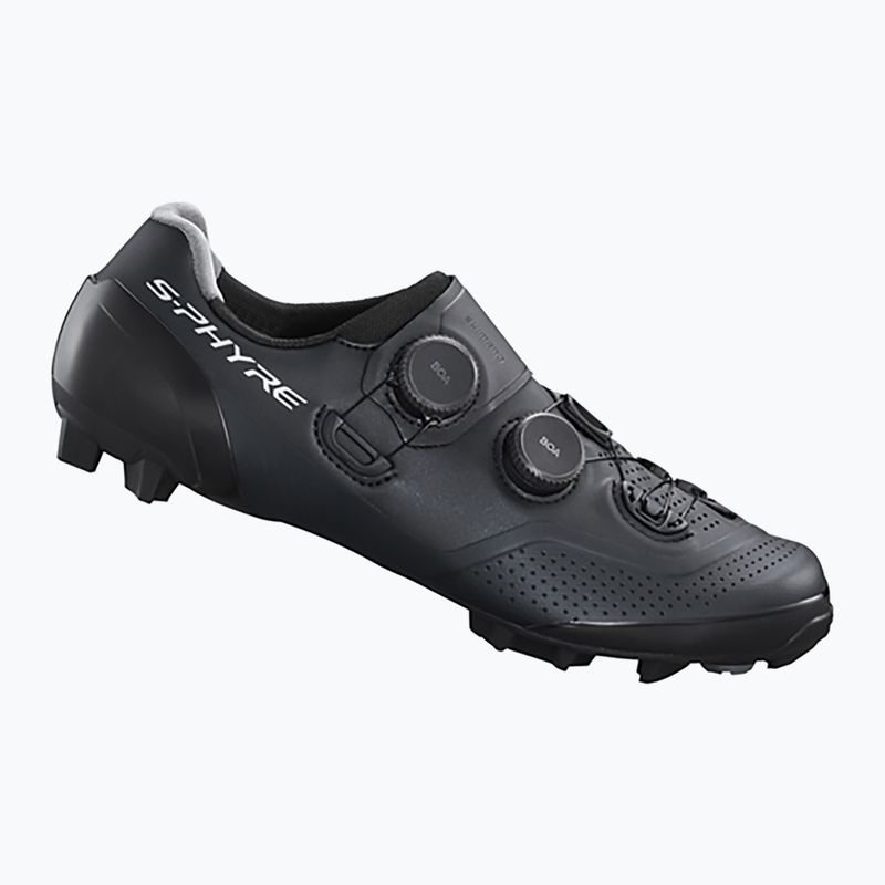 Férfi MTB kerékpáros cipő Shimano SH-XC902 Széles fekete
