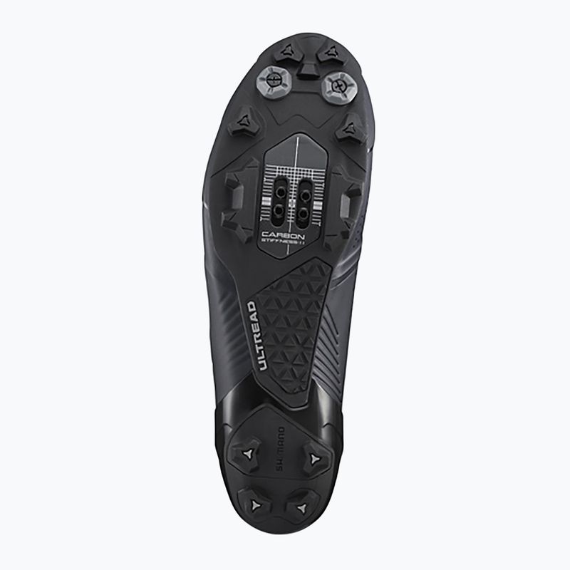 Férfi MTB kerékpáros cipő Shimano SH-XC902 Széles fekete 4