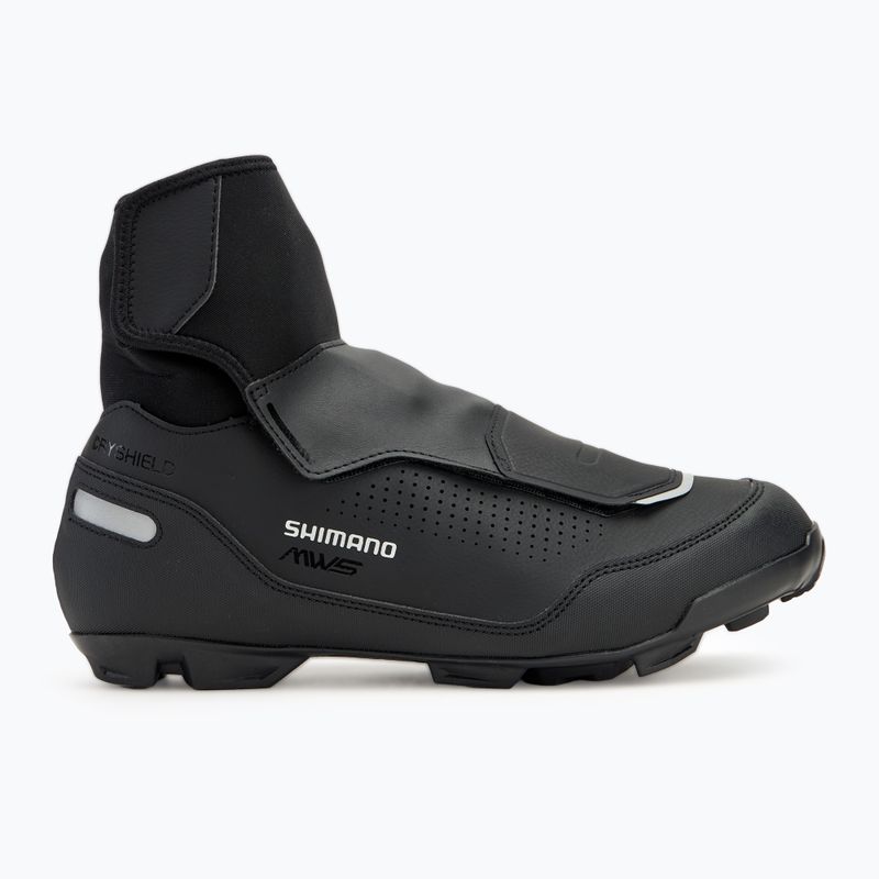 Férfi MTB kerékpáros cipő Shimano SH-MW502 fekete 2