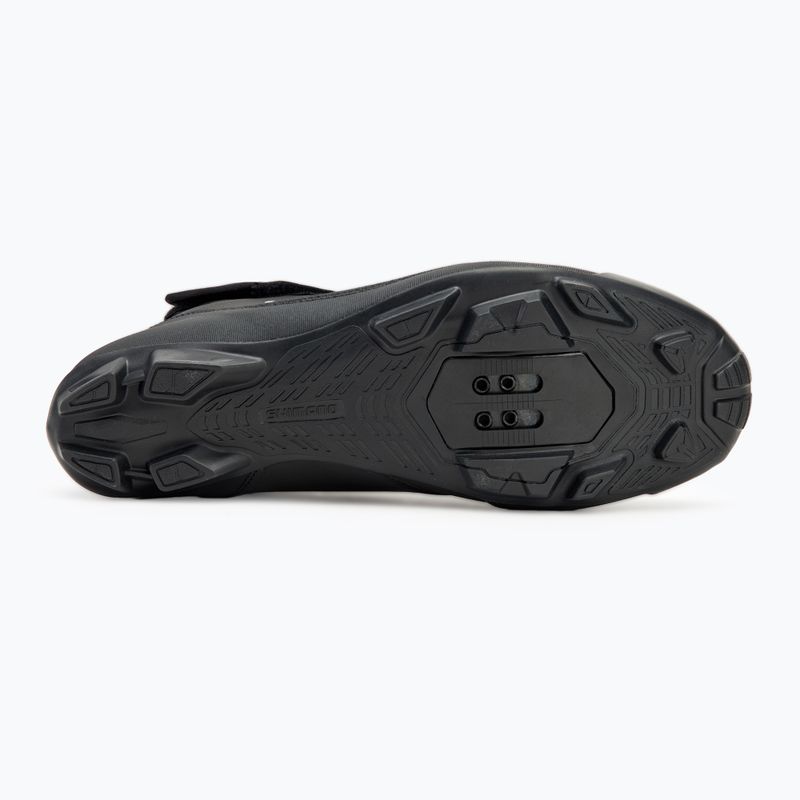 Férfi MTB kerékpáros cipő Shimano SH-MW502 fekete 4