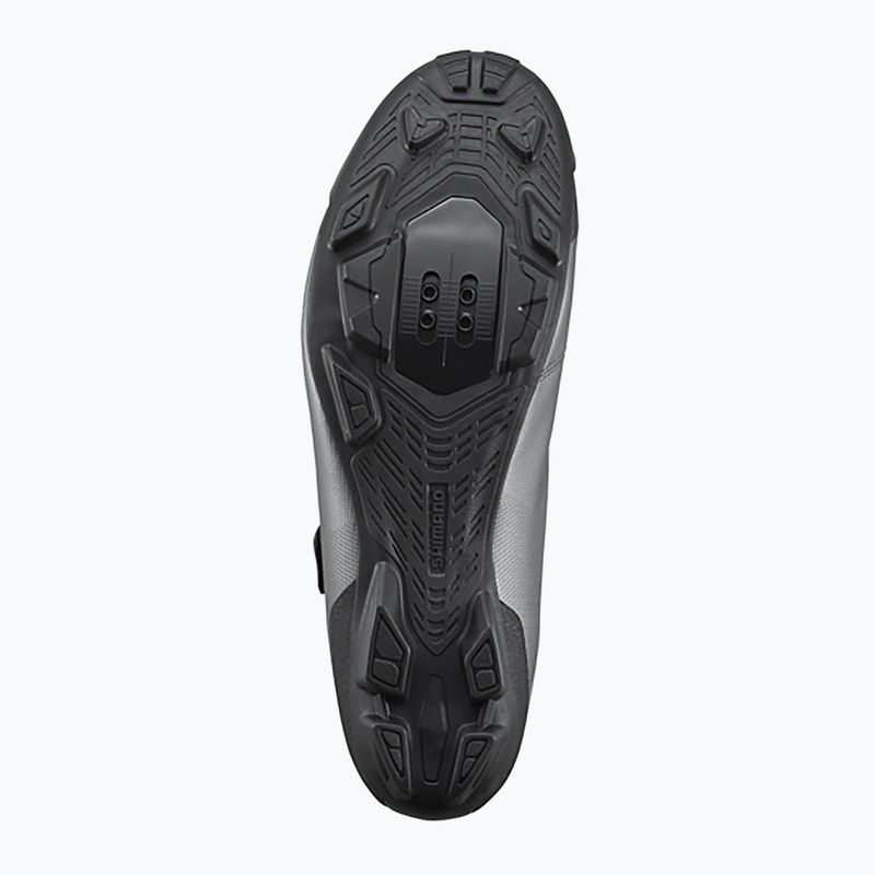 Férfi MTB kerékpáros cipő Shimano SH-XC100 ezüst 3